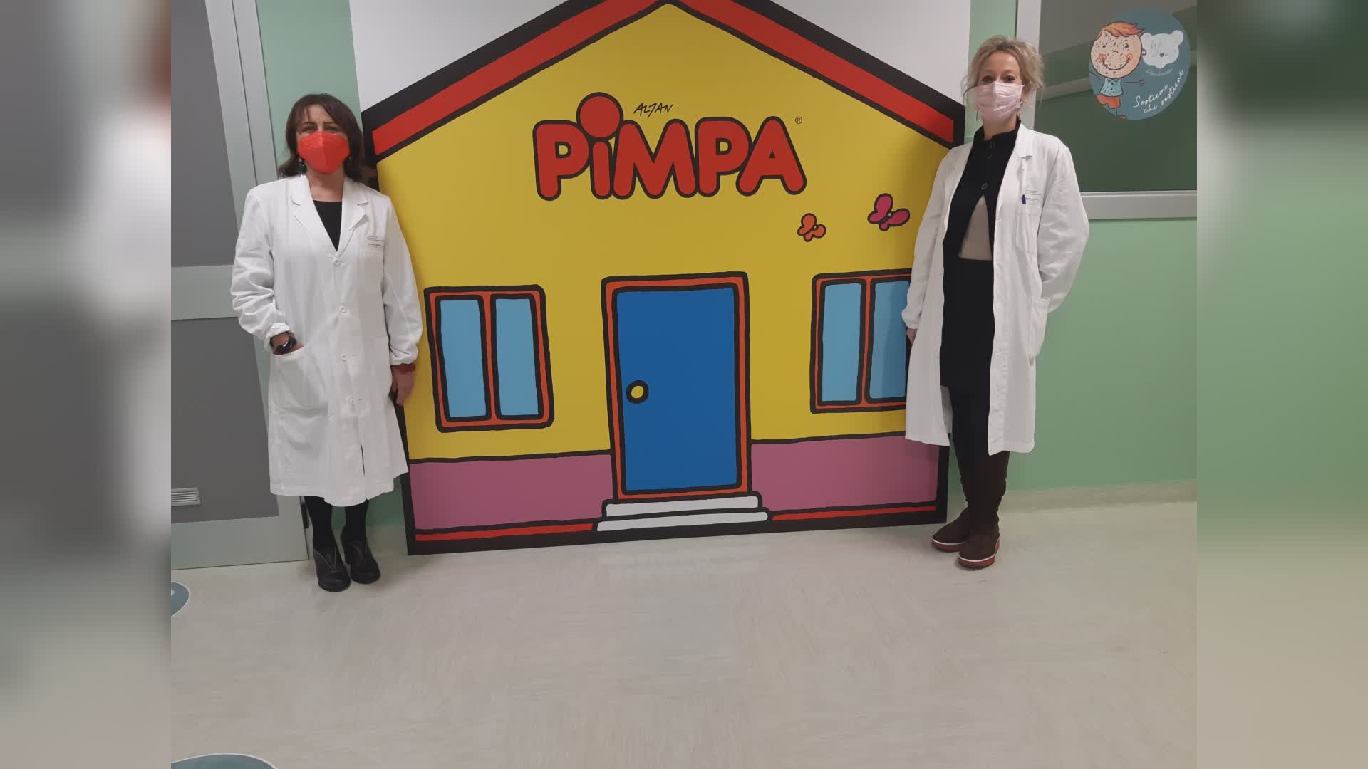 La Pimpa mascotte della campagna vaccinale