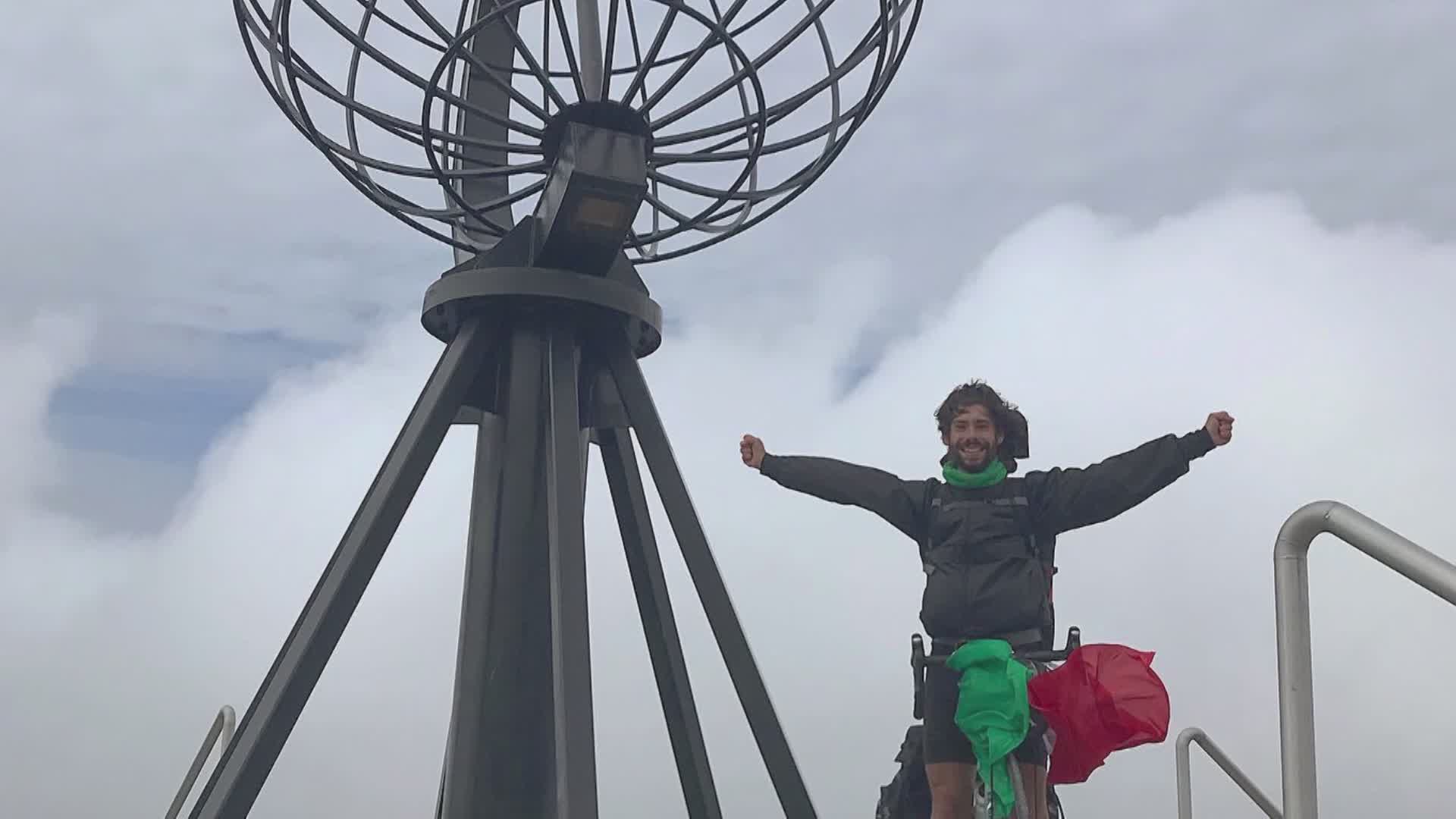 Rubata la bici arrivata a Capo Nord la scorsa Estate.