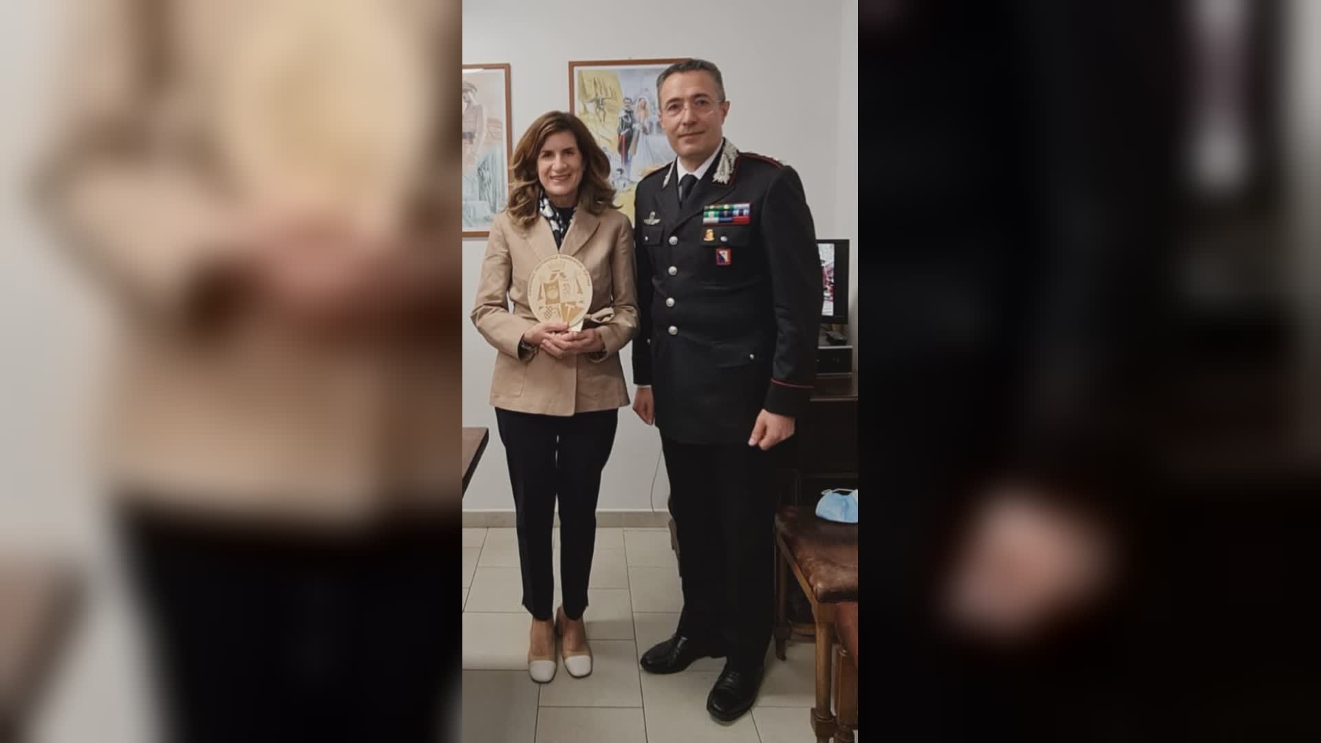 Prefetto Messina visita la Caserma dei Carabinieri