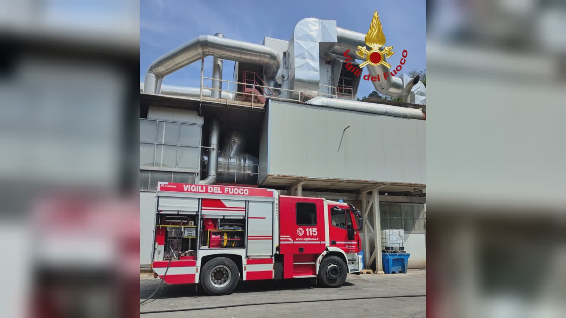 Vigili del Fuoco a Villa Basilica (Lu)