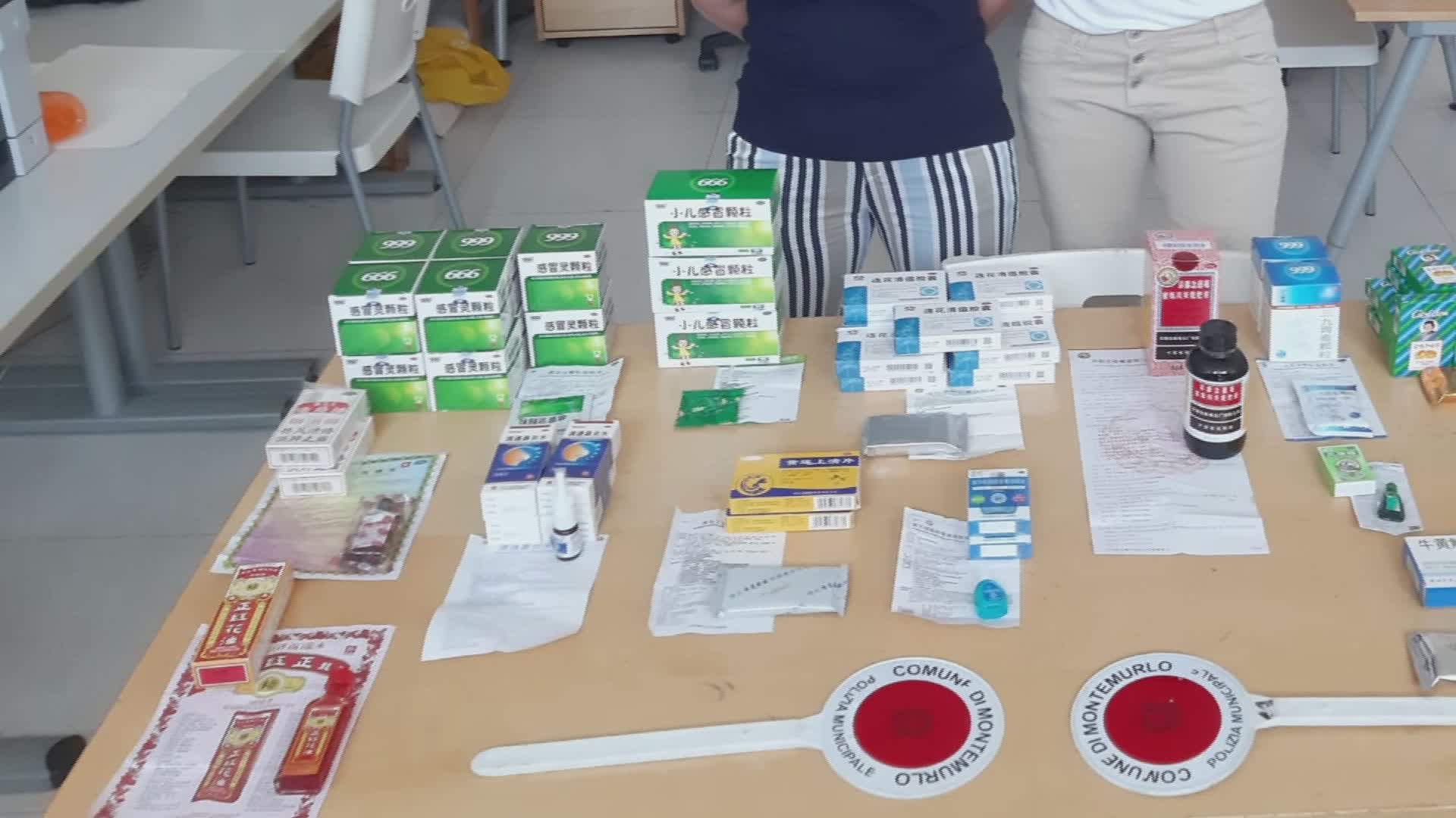 Montemurlo. Sequestrati farmaci illegali dalla Cina