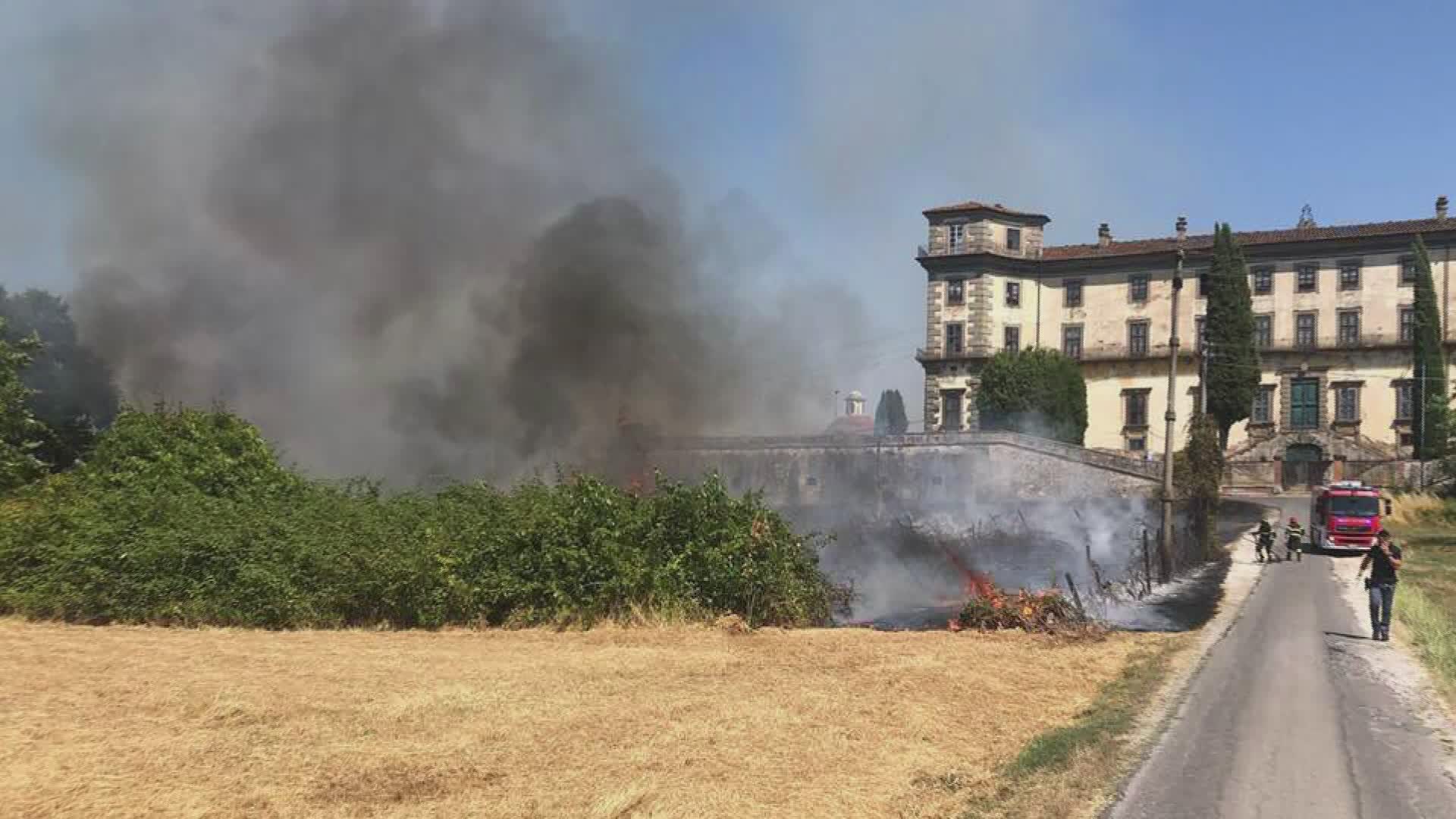 Buggiano: incendio a Santa Maria