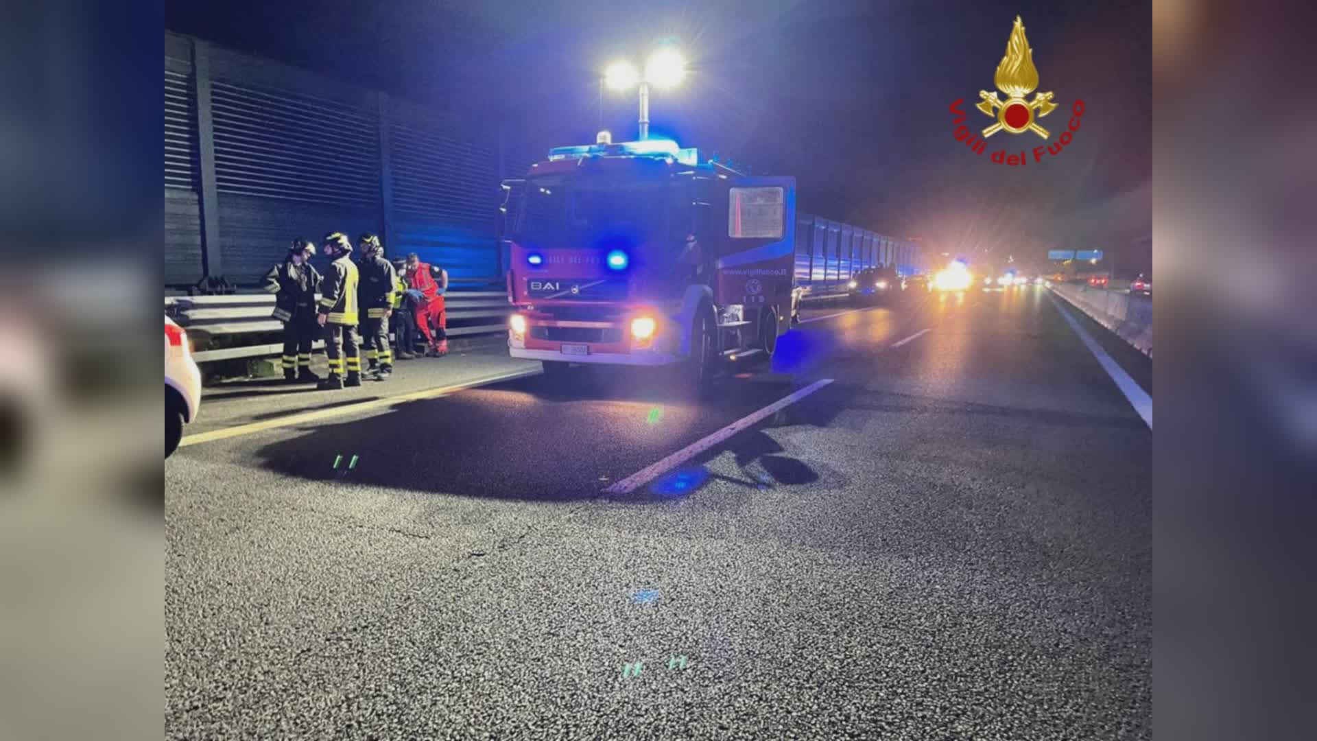 Incidente mortale sull'A11. Muoiono due motociclisti