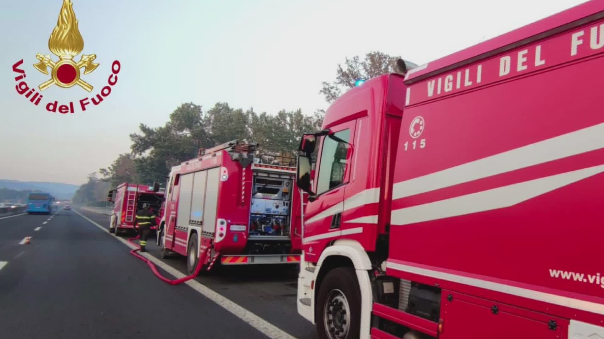 Altopascio (Lu): incendio a Sibolla