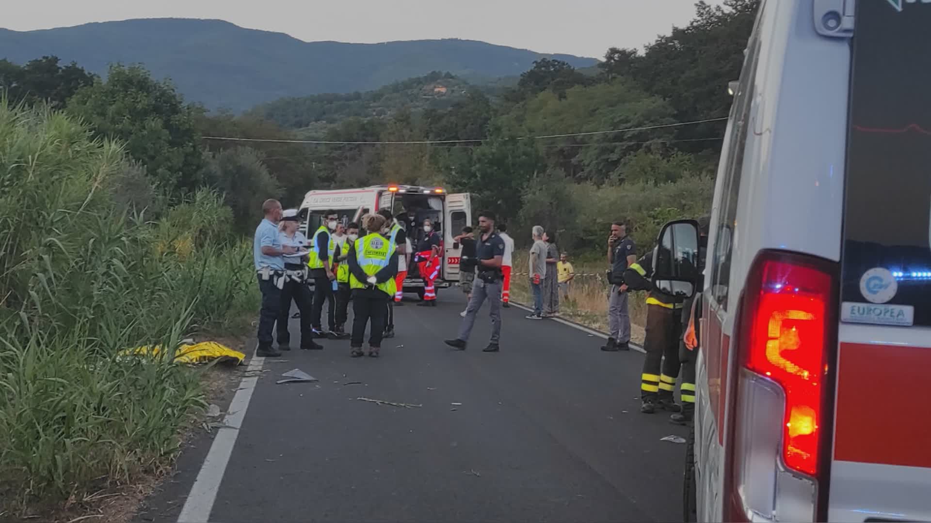 Pistoia: incidente mortale in via Valdibrana