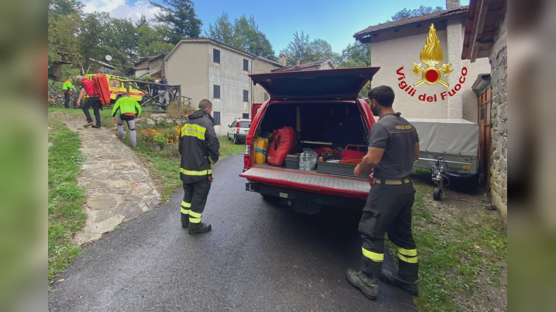 San Marcello: recupero uomo in un bosco