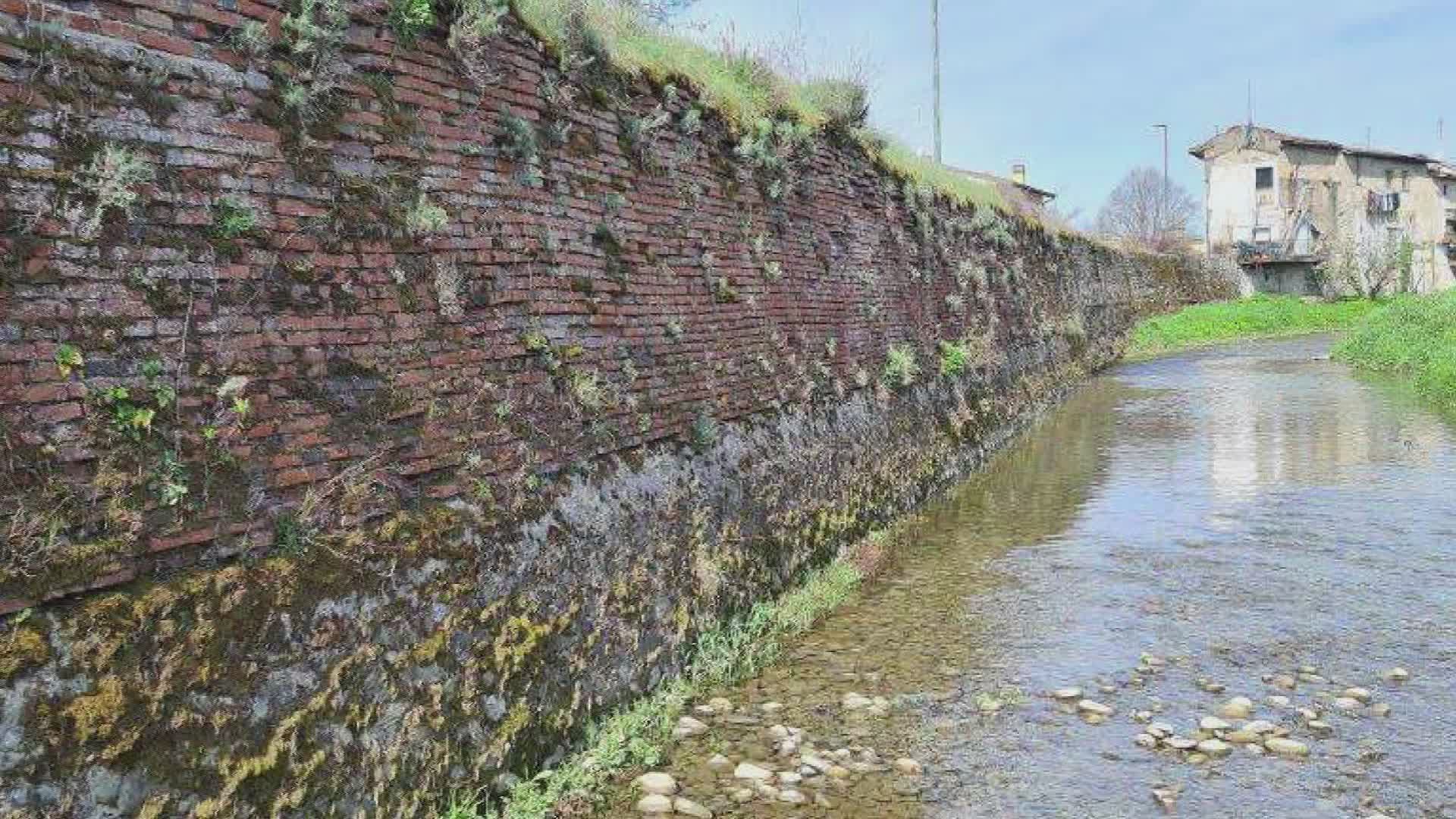 Montale: lavori lungo il torrente Agna