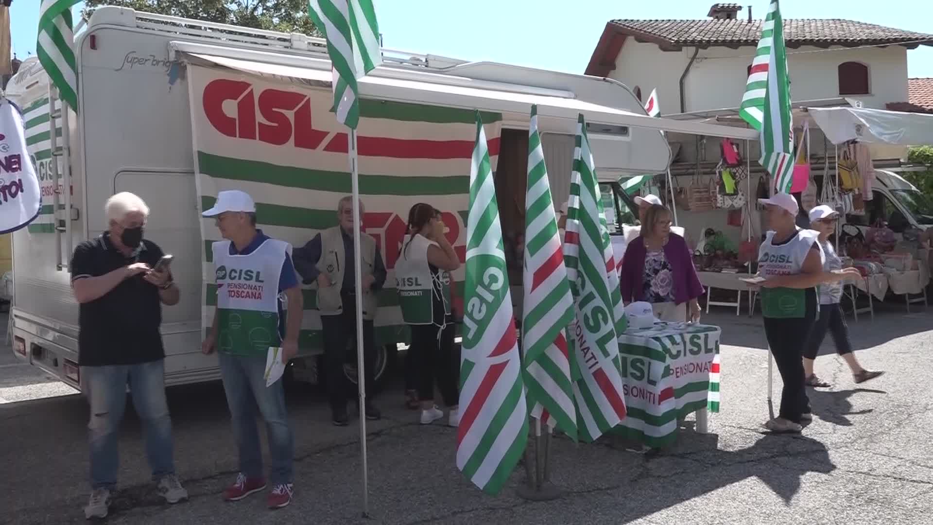 Ultima tappa per il tour del Camper pensionati Cisl