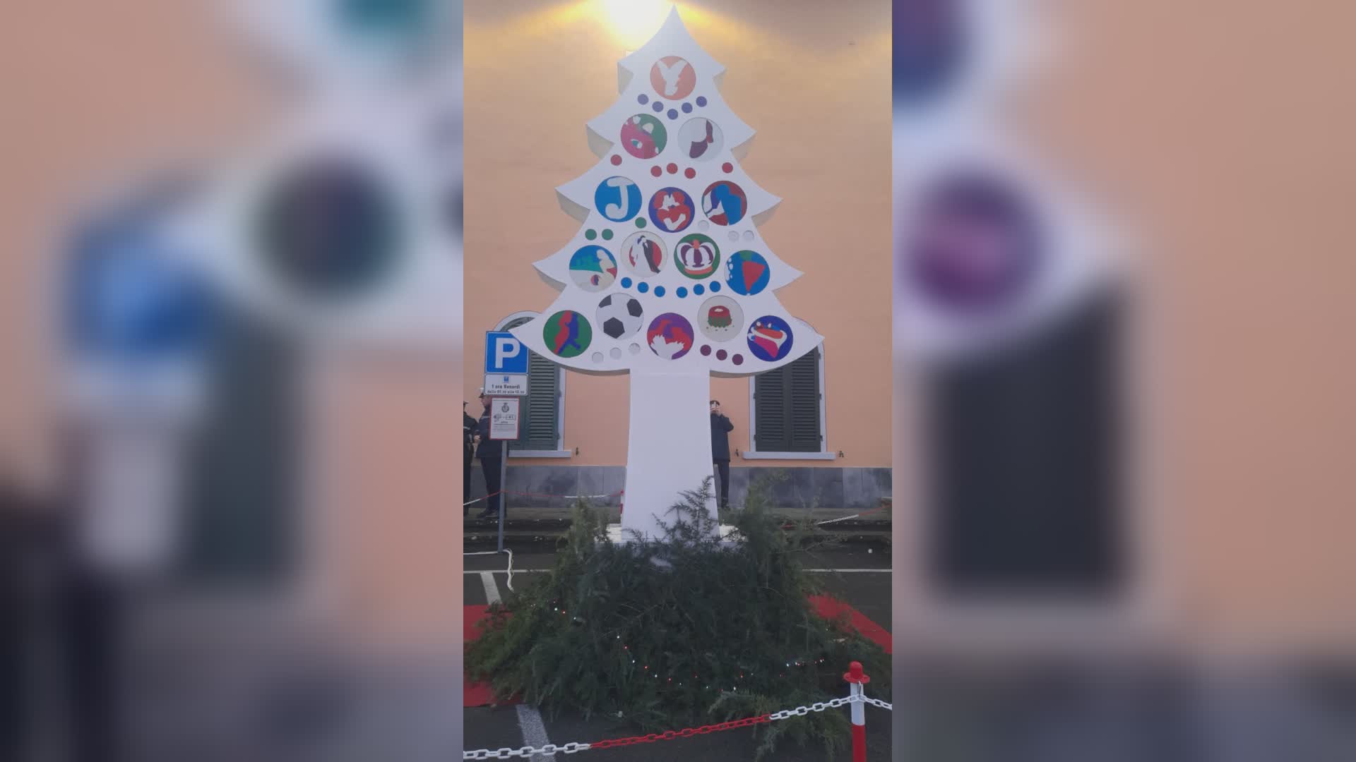 Serravalle P.se: acceso l'albero di Natale