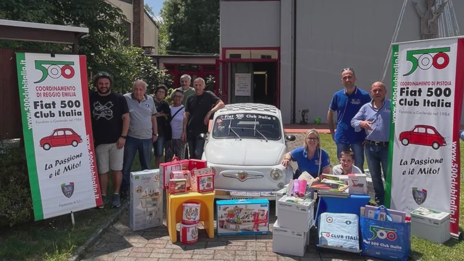 Club Fiat 500 Pistoia per l'Emilia