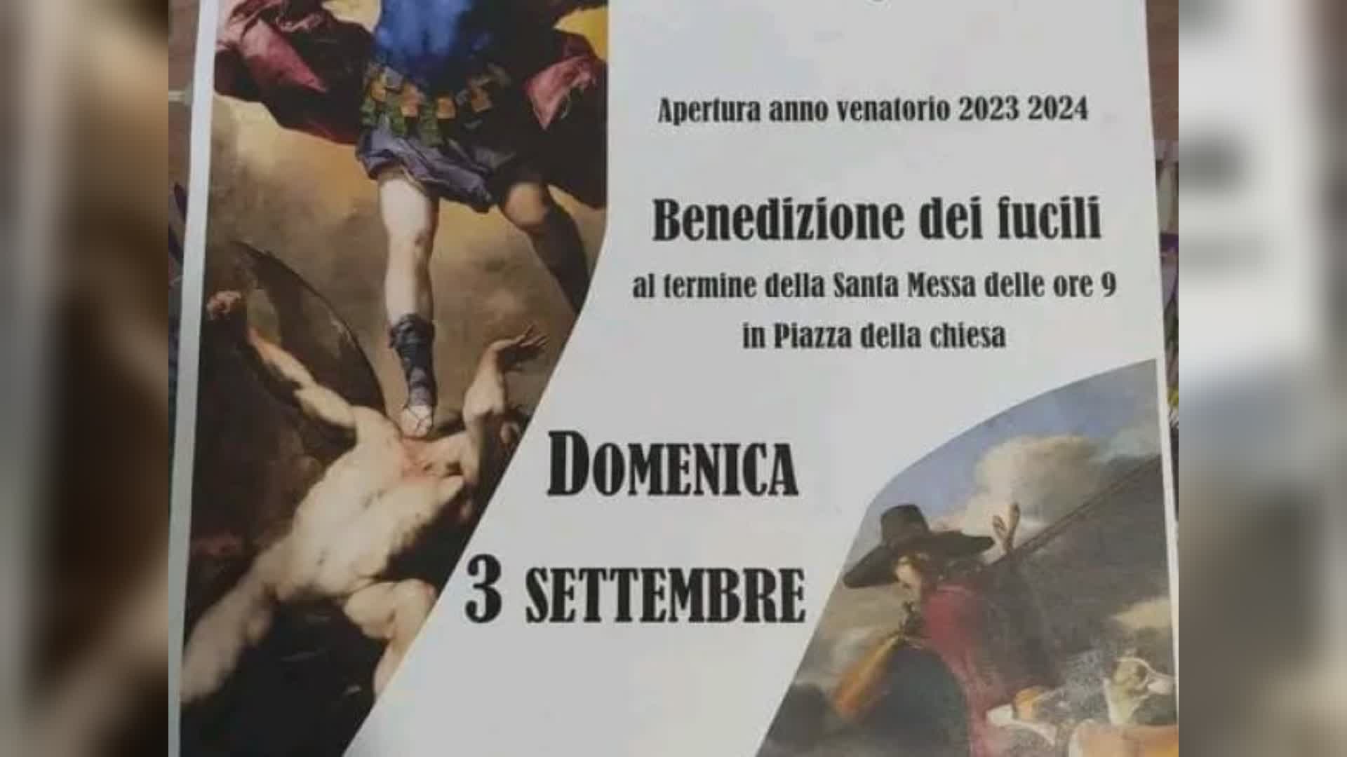 Marliana (Pt) - Le scuse dopo la "benedizioni dei fucili"