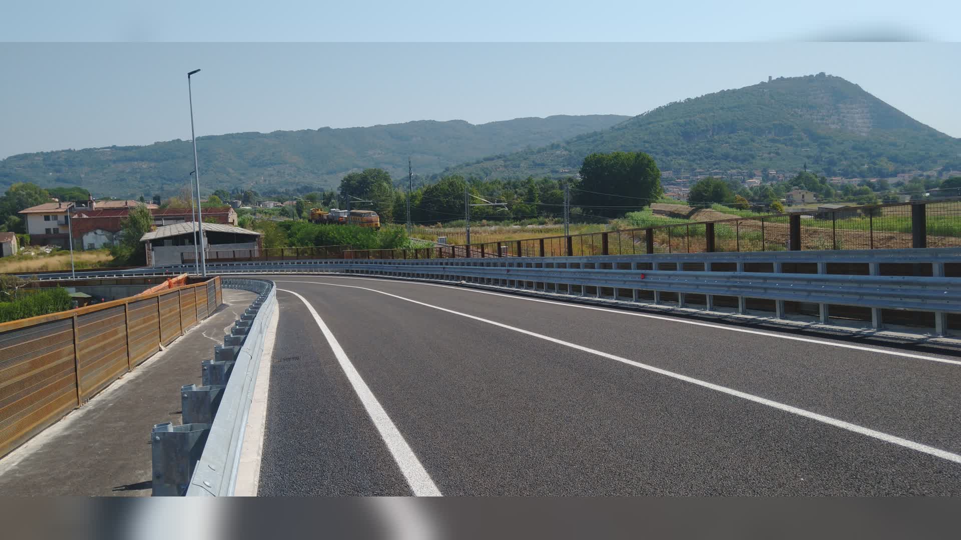 Pieve - Aperto al traffico il cavalcaferrovia