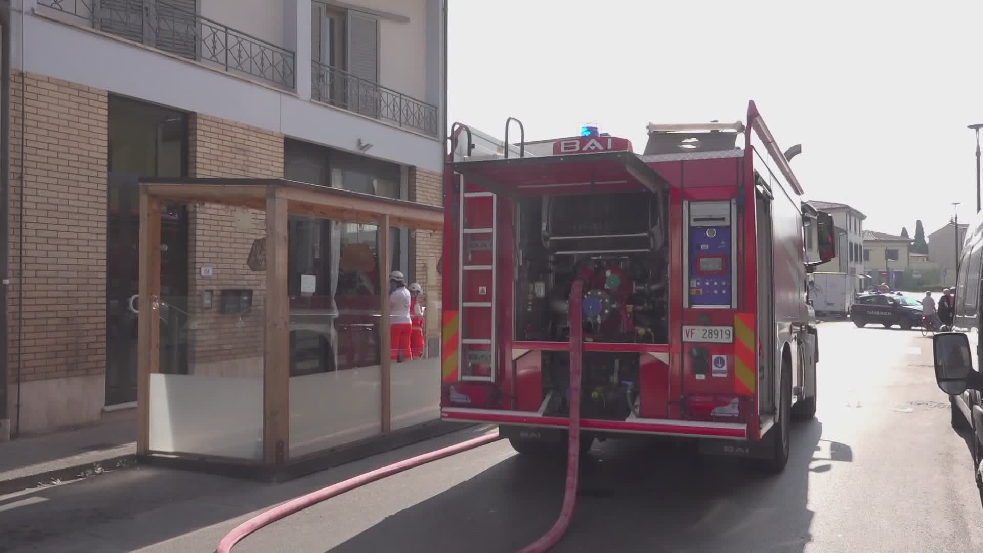 Incendio in un laboratorio a Monsummano, nessun ferito