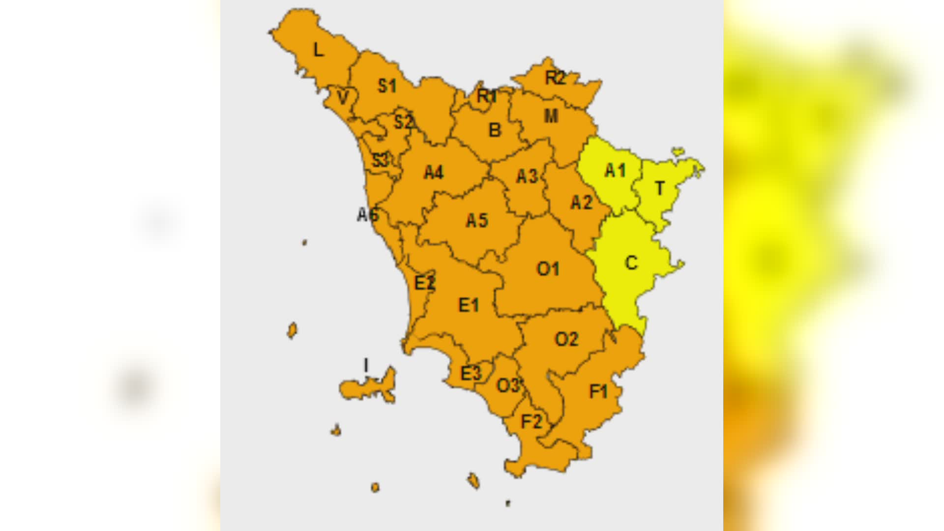 Toscana: Maltempo in arrivo