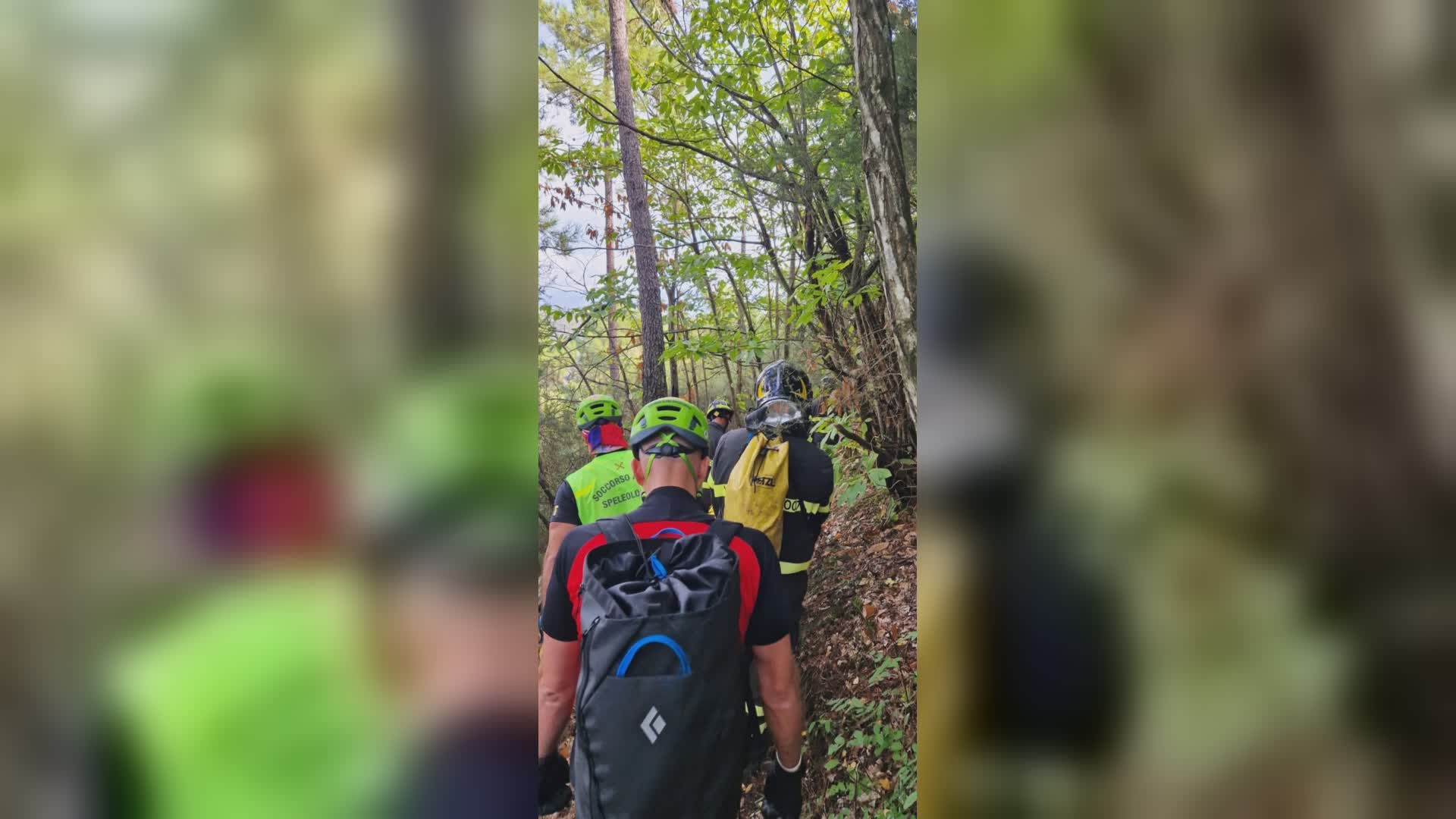 Pescia: recuperato biker ferito caduto in Val di Torbola