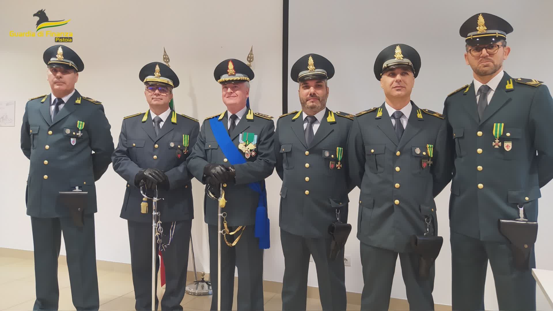 Pistoia: promozioni nella Guardia di Finanza