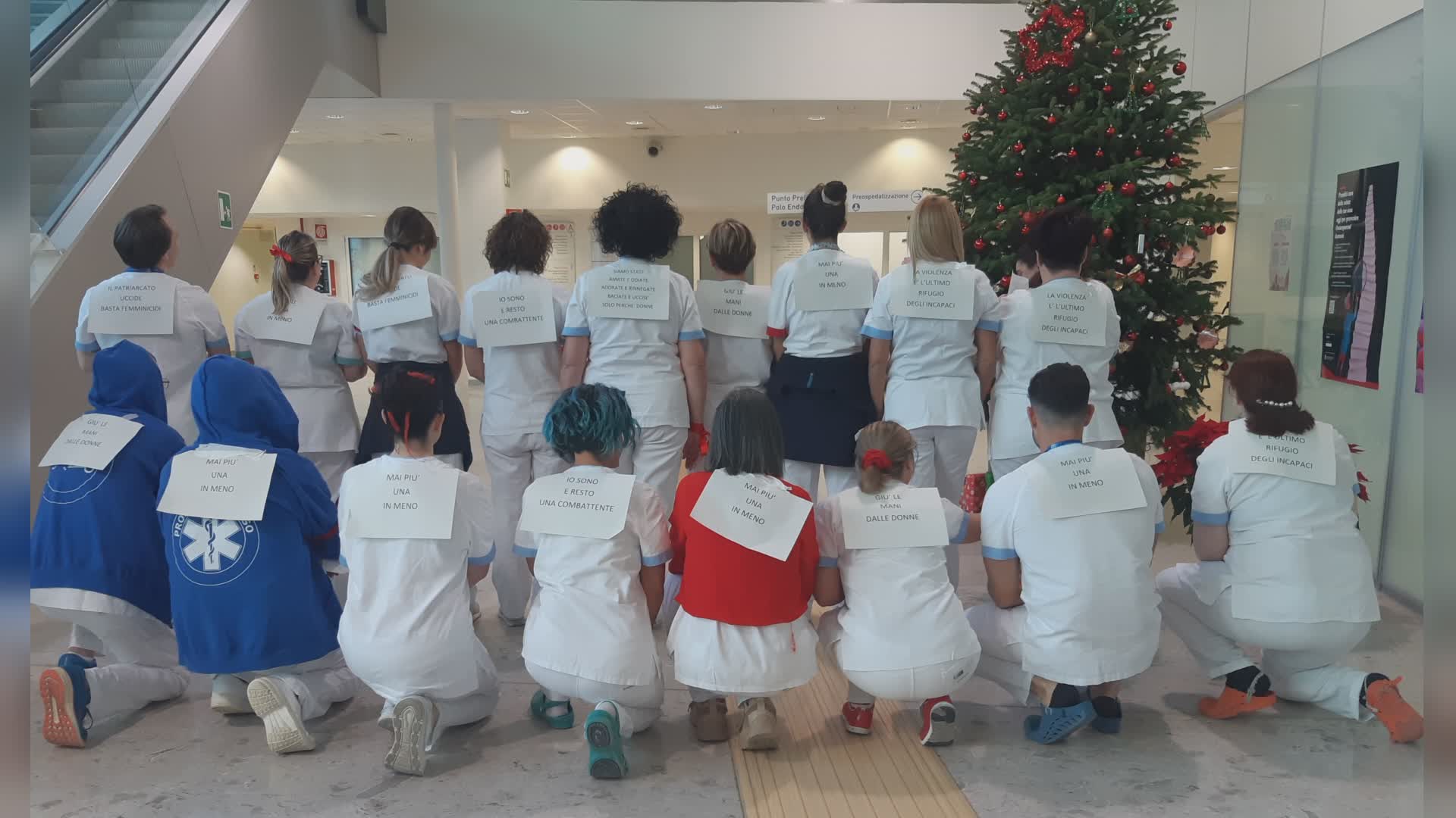 Pistoia-Violenza di genere, flash mob in ospedale