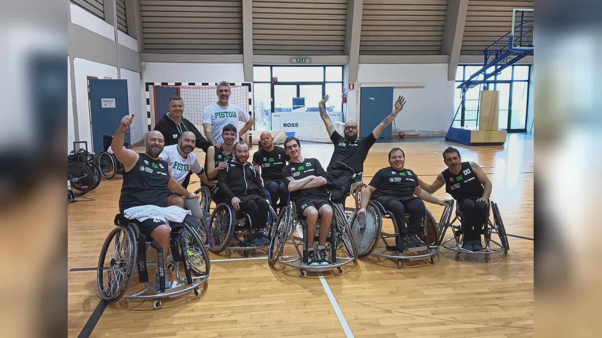 Basket in carrozzina: primo successo in B per Wolf Pistoia