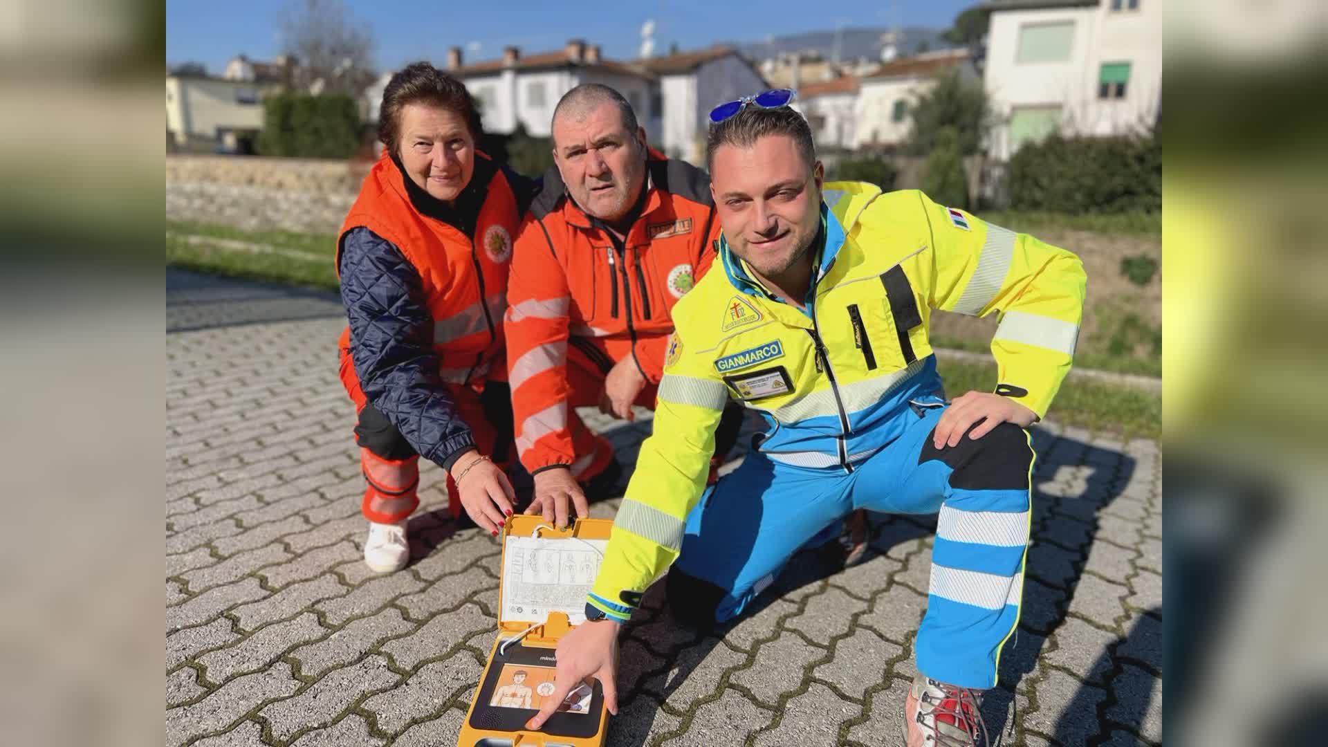 Pistoia: apparecchi salvavita su tutte le ambulanze