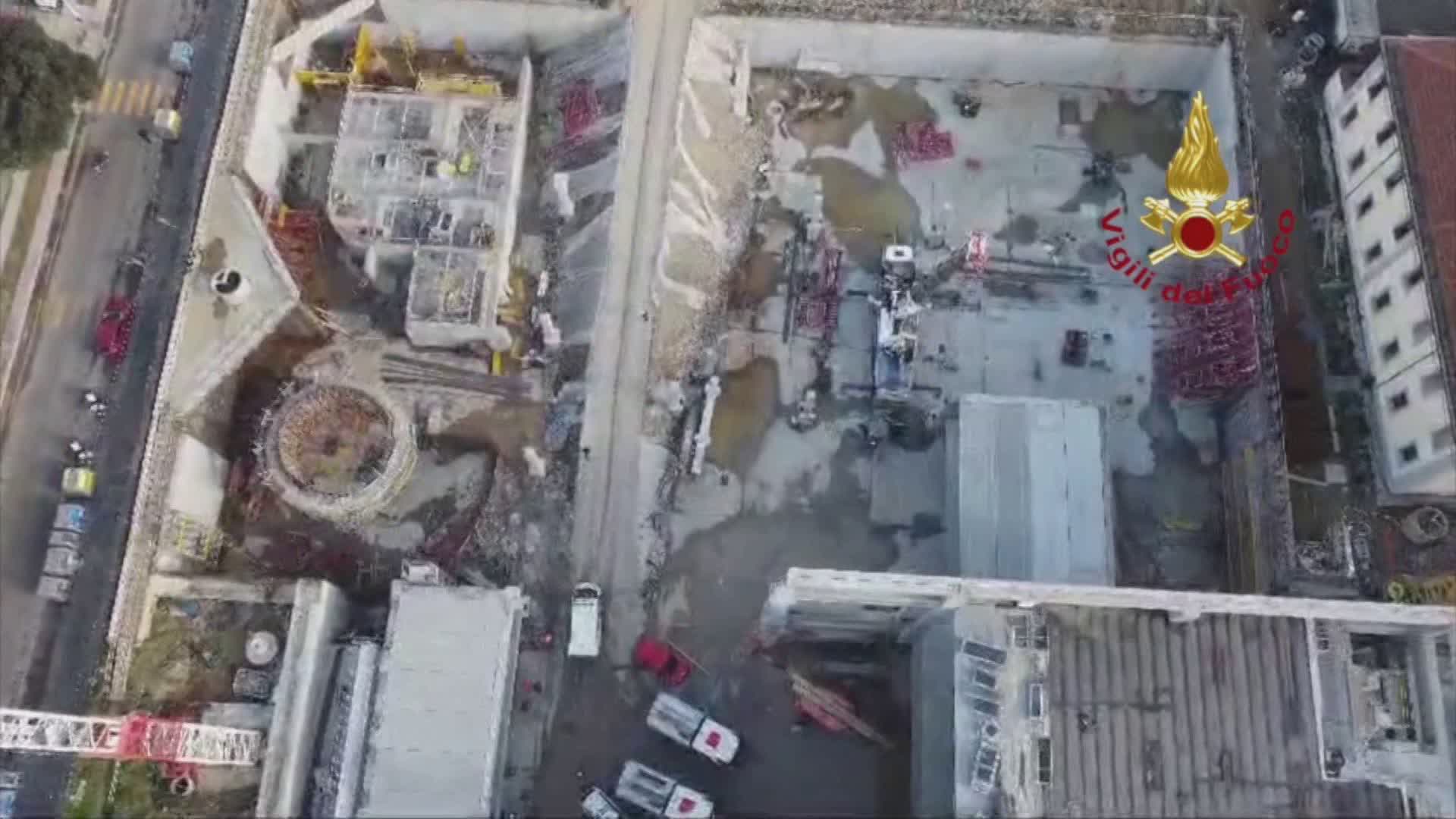 Firenze - Crollo di un solaio in un cantiere edile