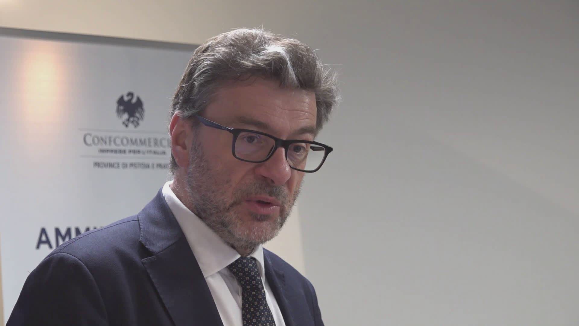 Ministro Giorgetti incontra le categorie economiche