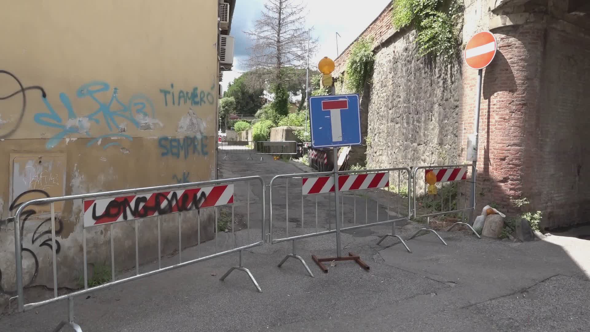 Chiusa dopo un incidente via Martino Bianchi