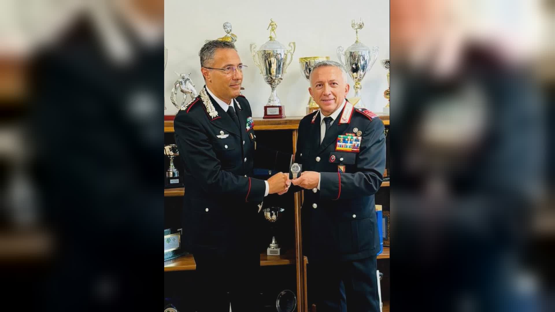 Carabinieri, ultimo giorno di servizio per Cubeda