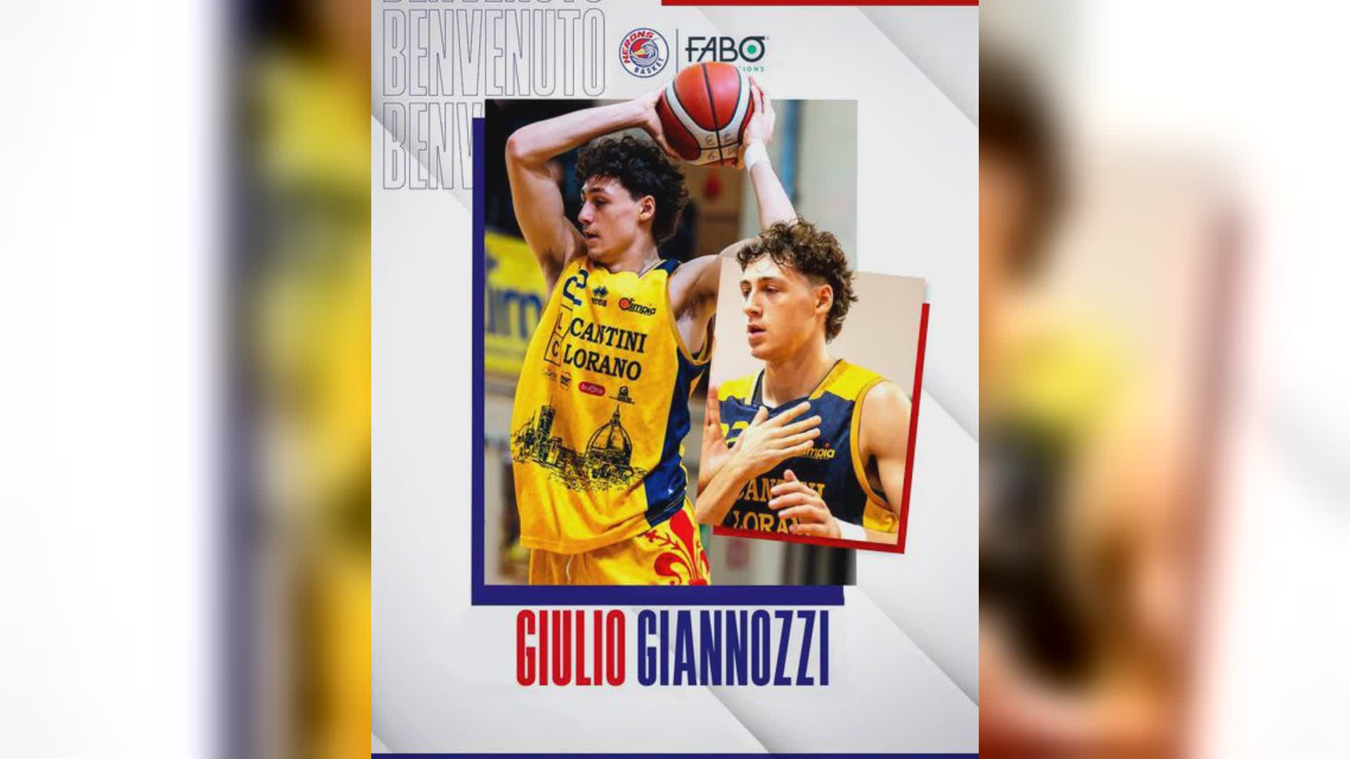 basket B - Fabo Herons ingaggia Giulio Giannozzi