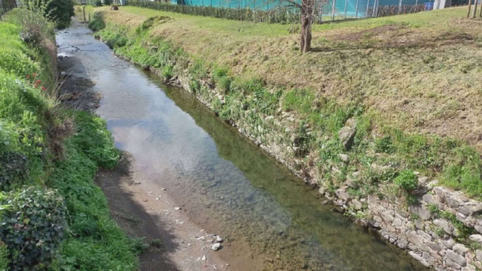 Pistoia: rifatti i muri di sponda del torrente Brana