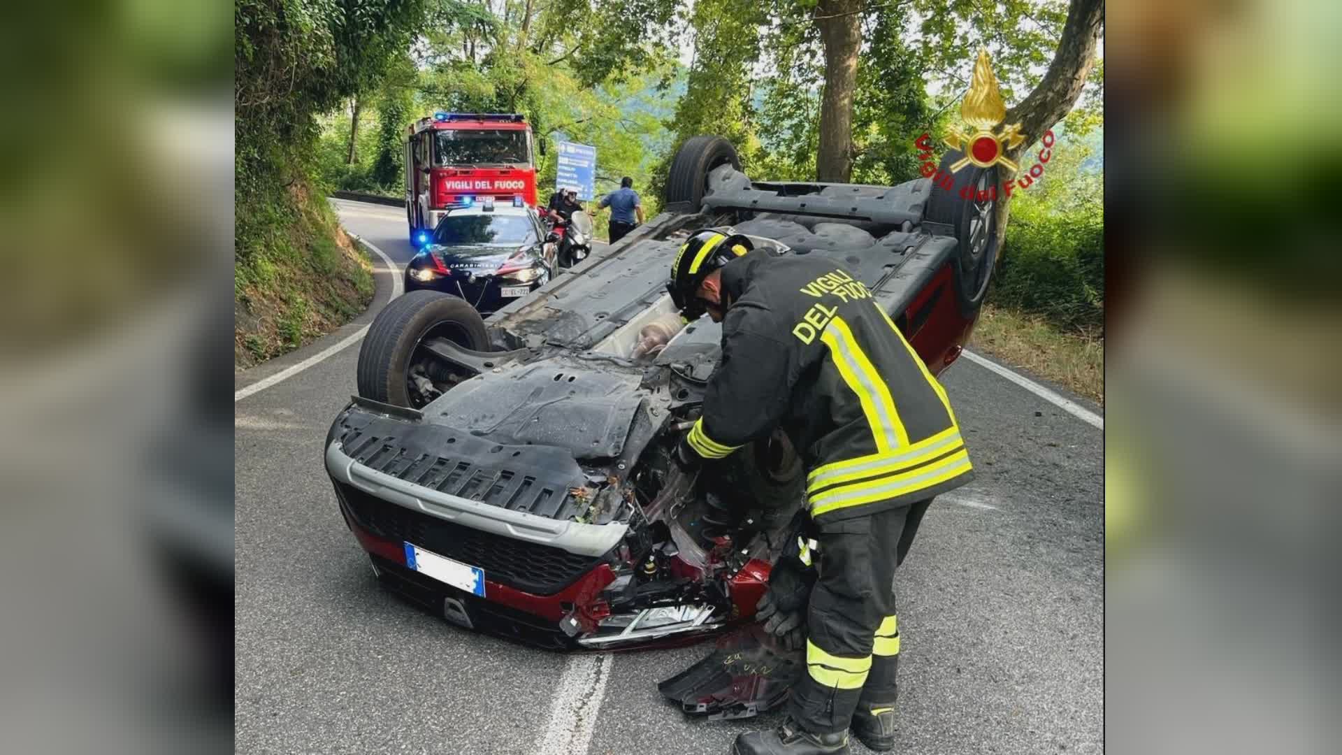 San Marcello P.se: incidente sulla Ss 66, un ferito