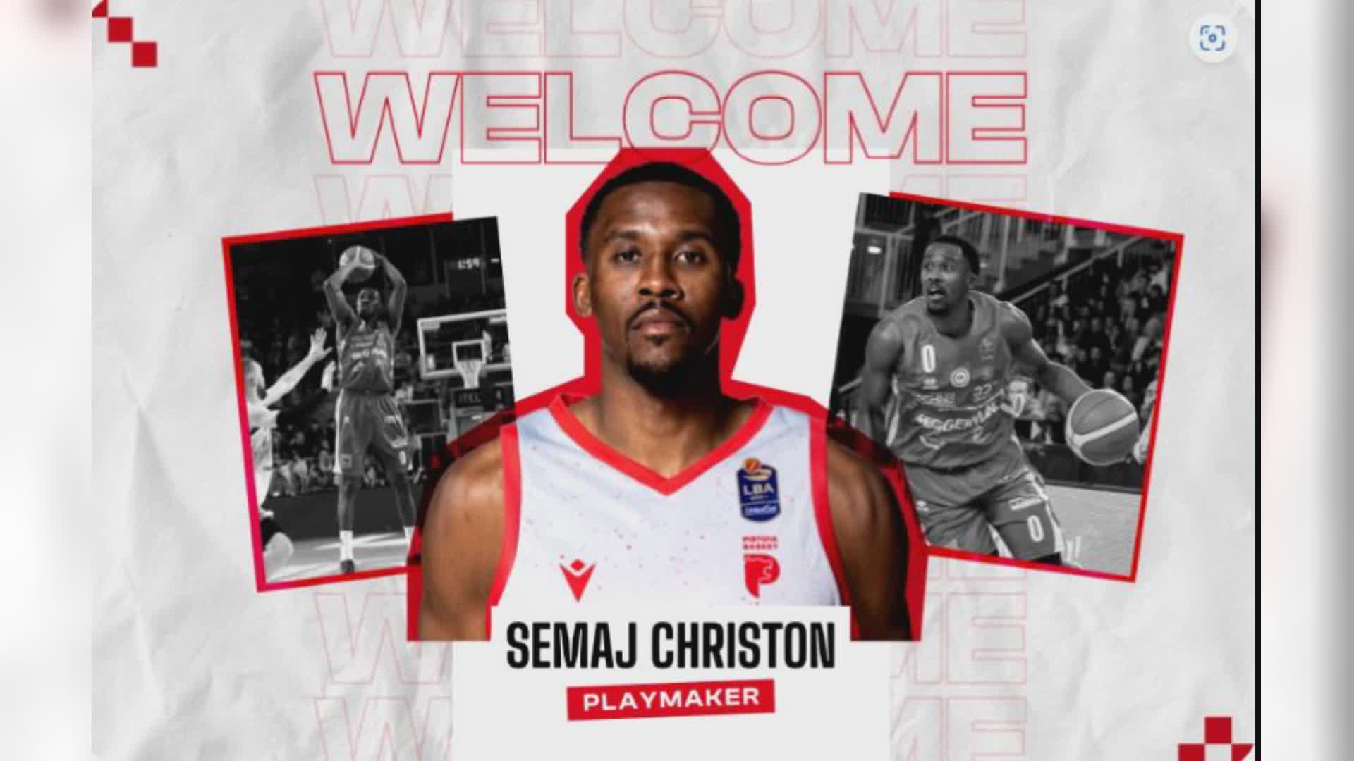 Basket A - Estra Pistoia: ufficiale Semaj Christon