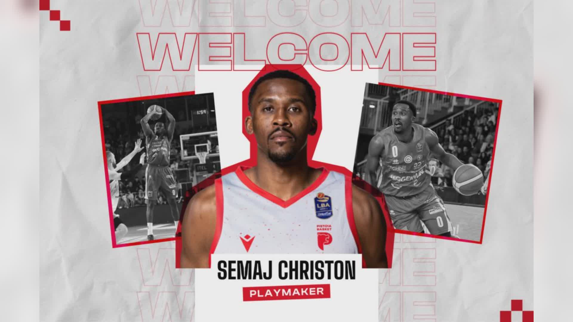 Serie A- Christon arriverà a Pistoia lunedì