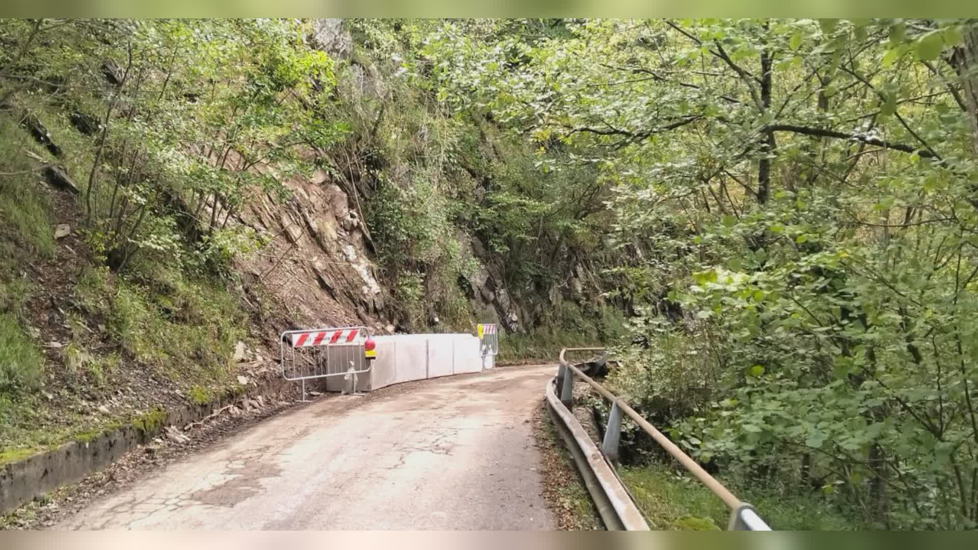 Frana nei pressi di Pracchia, conclusi i lavori alla strada