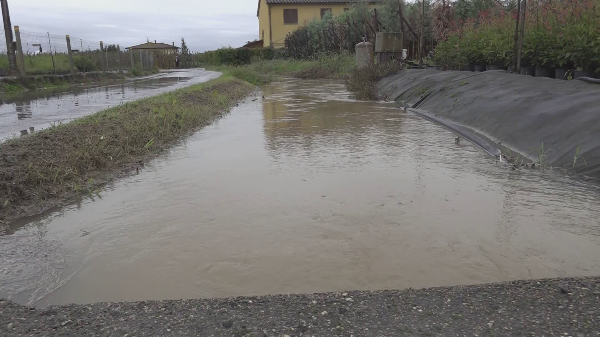 Maltempo, invasi e fossi pieni, ma nessun danno.