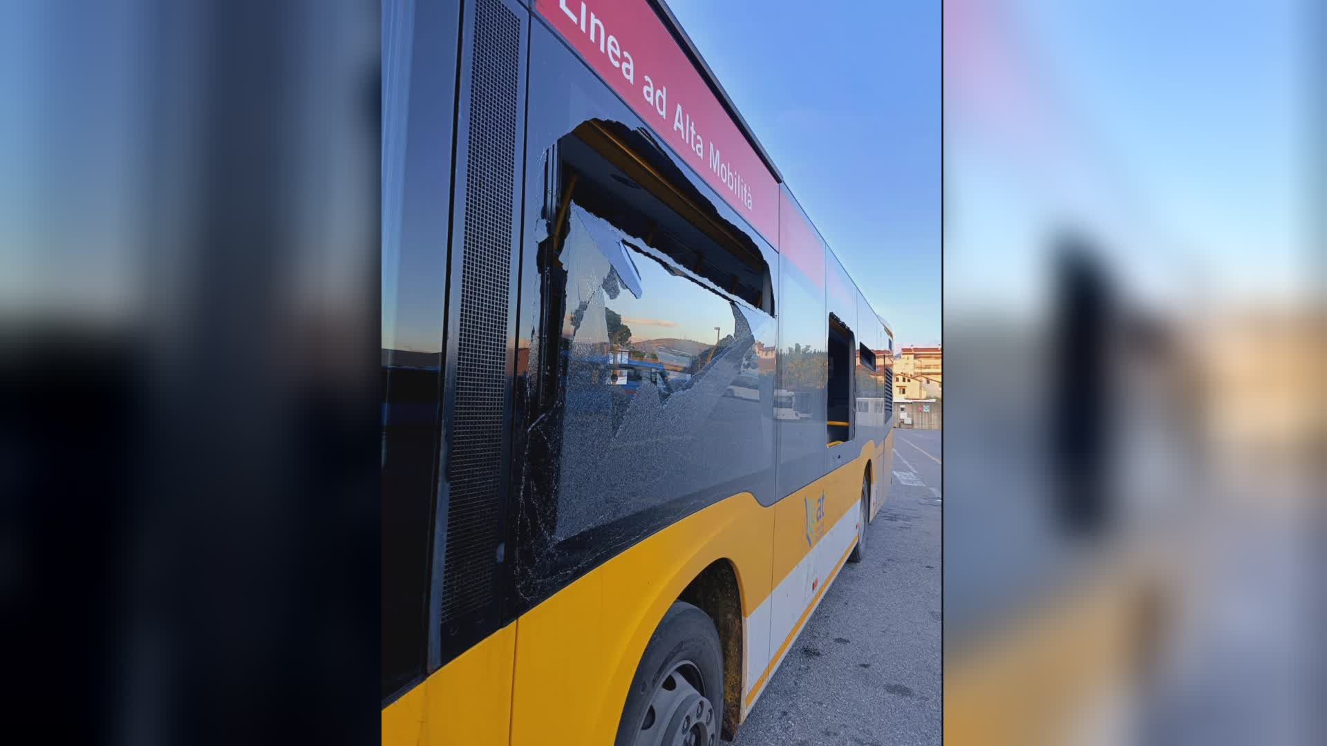 Autobus danneggiati da Ultras Pistoiese