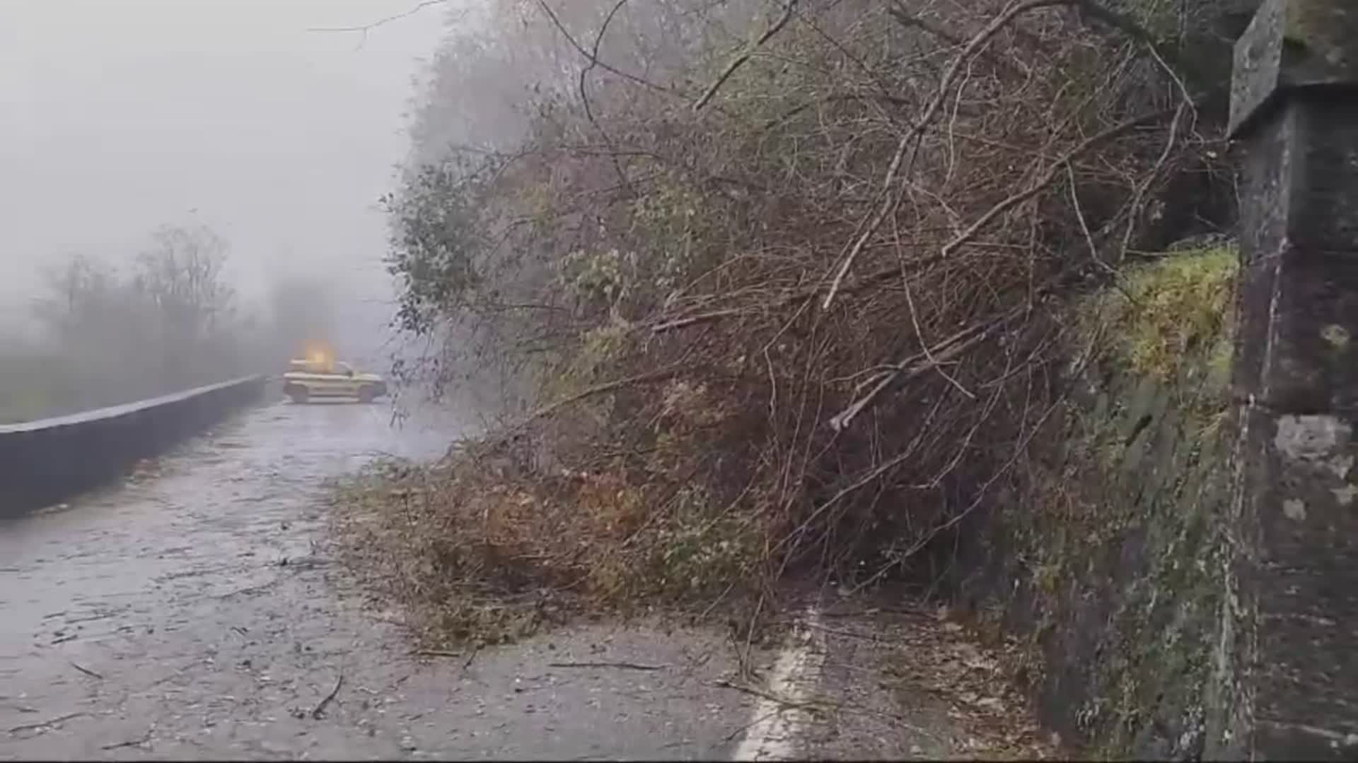 Popiglio (Pt): statale del "Brennero", chiusa per frana