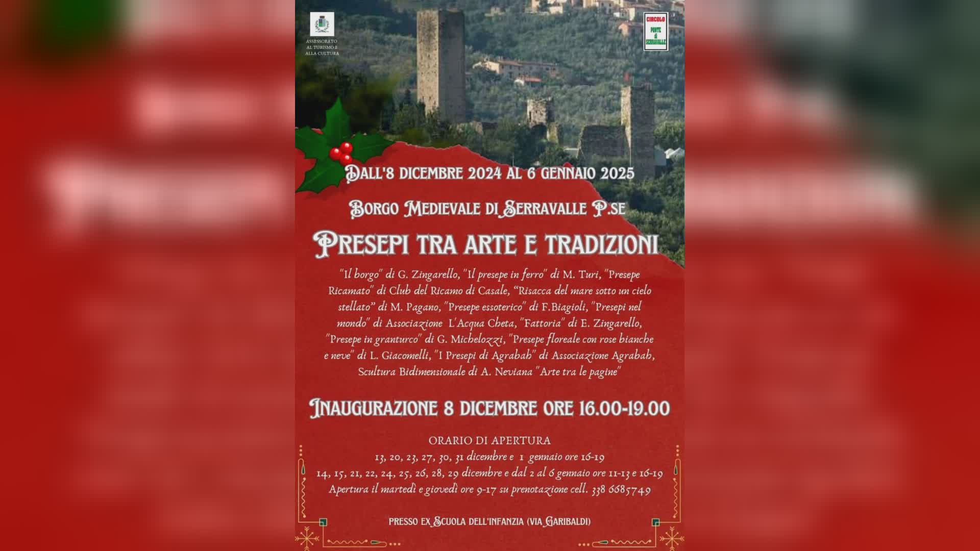 Presepi tra arte e tradizioni a Serravalle P.se