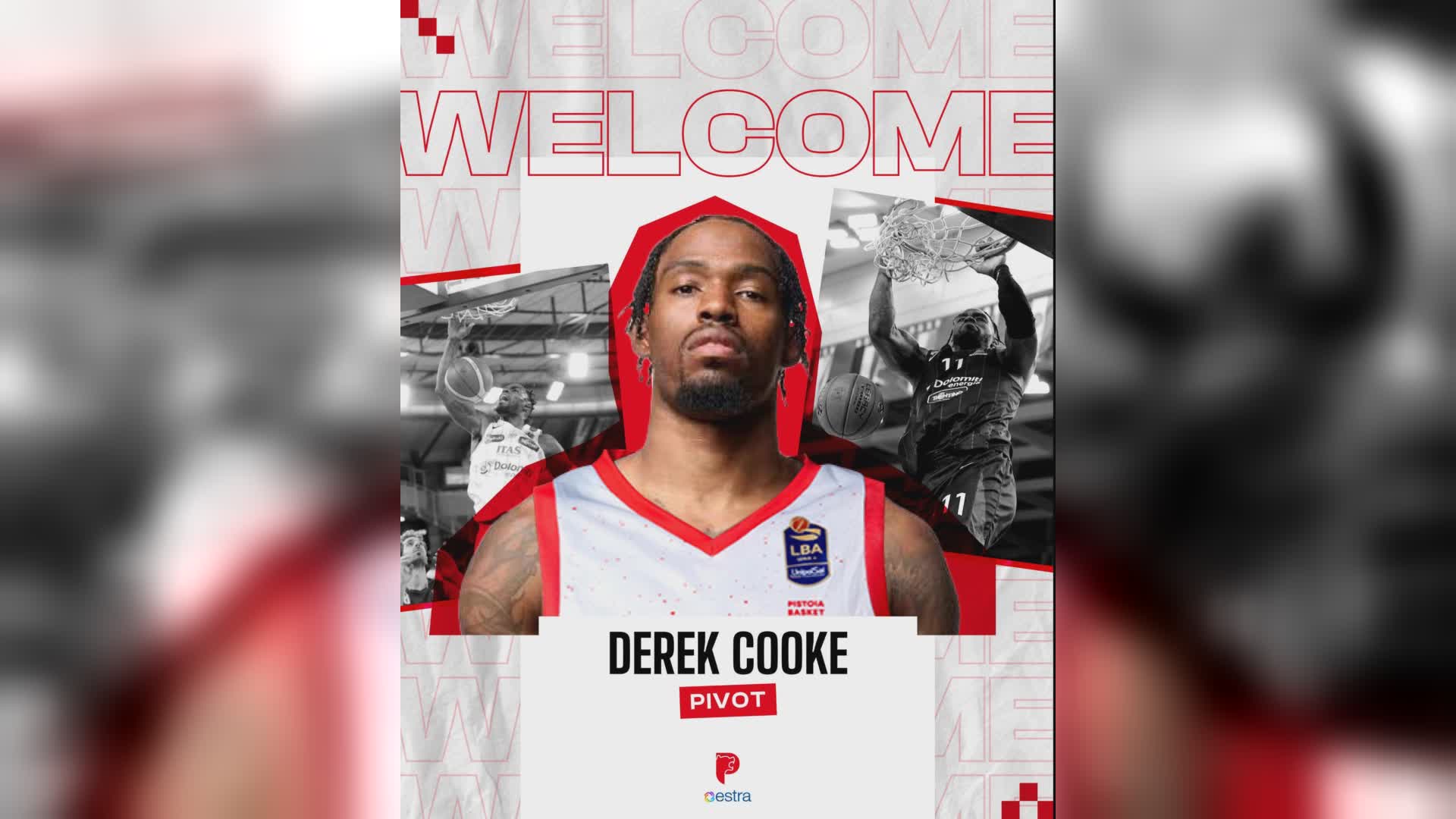 Basket, Estra Pistoia: ufficiale l'arrivo di Derek Cooke