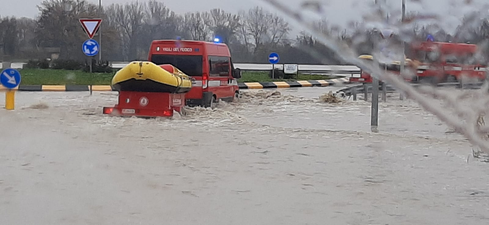 Maltempo: Vigili del Fuoco di Pistoia in aiuto nelle zone di Modena