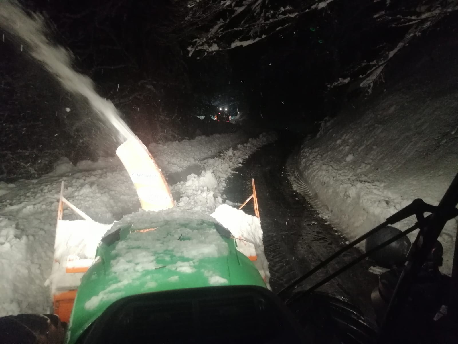 Emergenza neve: la situazione del 10 gennaio sulla Montagna Pistoiese