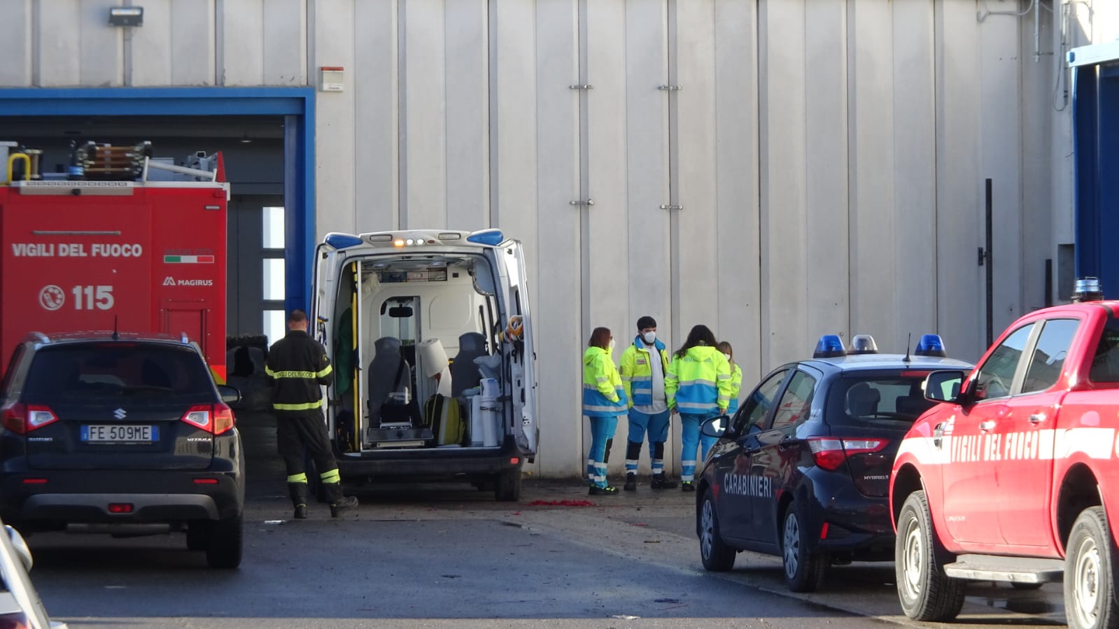 Incidente mortale sul lavoro a Montale