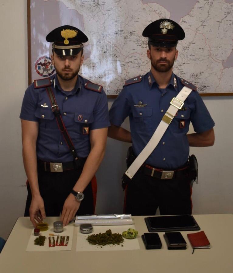 Cronaca, Carabinieri: denunciato un 50enne per detenzione di droga ai fini di spaccio